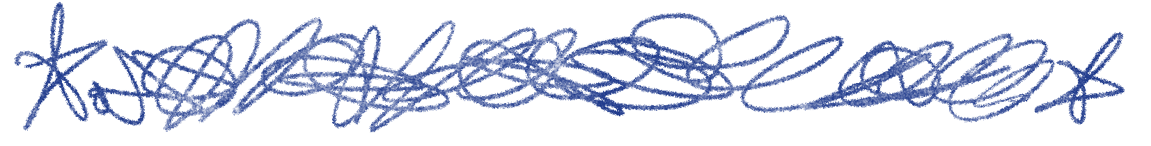 Blue Scribbles